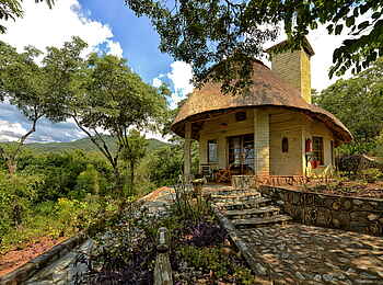 Musangano Lodge: Veranda des Chalets