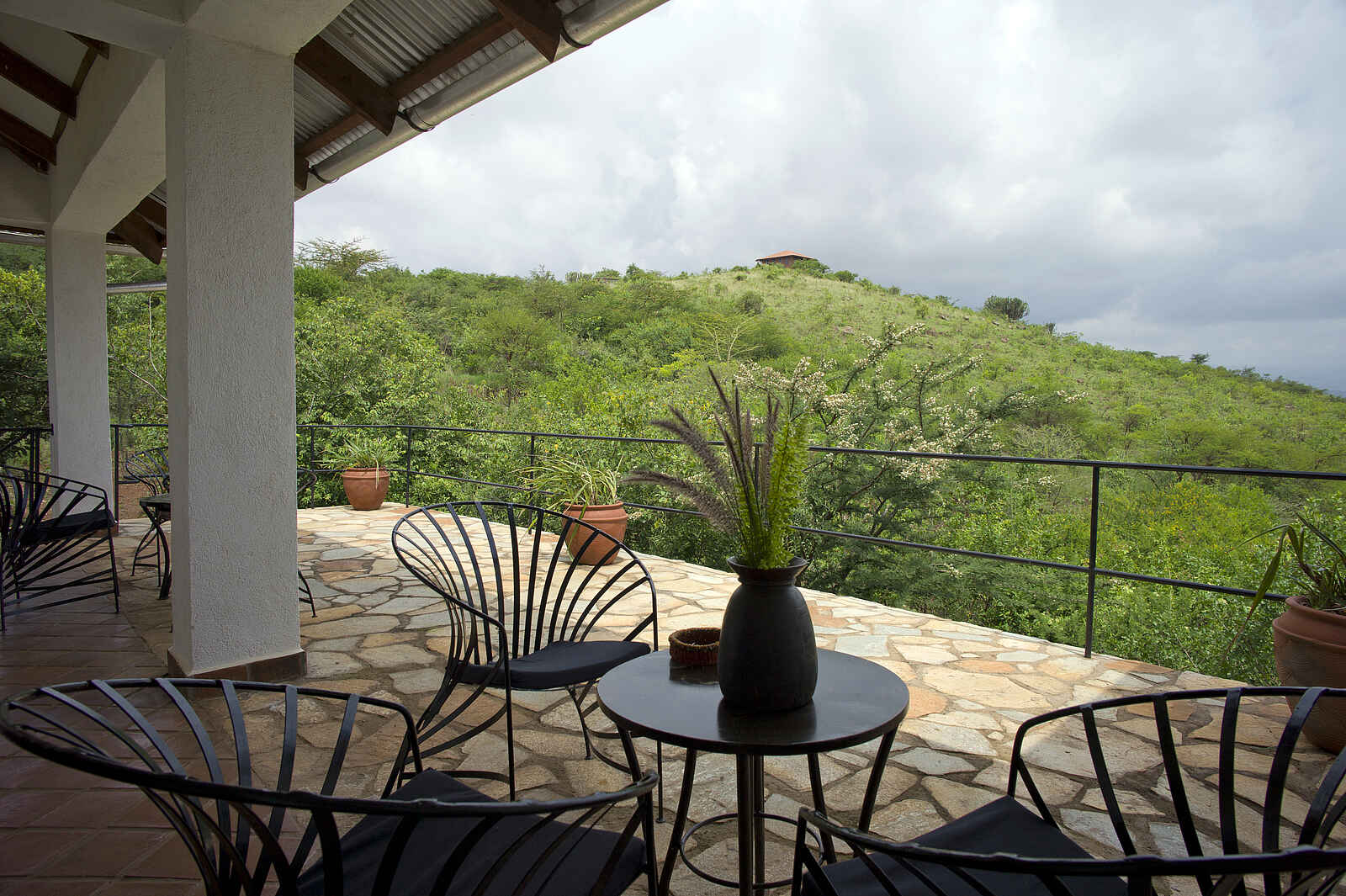 Bashay Rift Lodge: Terrasse mit Blick Bashay Rift Lodge: Terrasse mit Blick