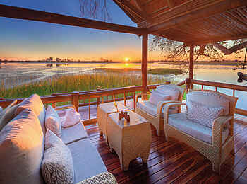 Belmond Eagle Island Lodge: Aussicht vom Main Deck Belmond Eagle Island Lodge: Aussicht vom Main Deck