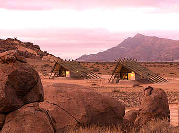 Desert Quiver Camp: Granitblöcke