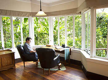 Gibbs Farm: Lese-Ecke