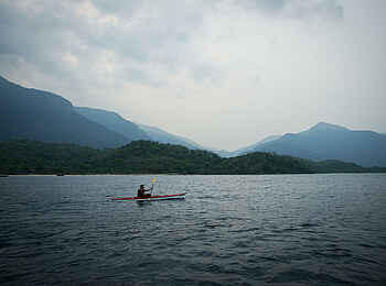 Greystoke Mahale Lodge: Auf dem See Greystoke Mahale Lodge: Auf dem See