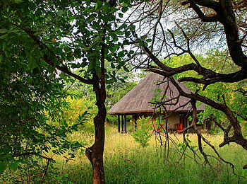 Motswari Game Lodge: Außenansicht einer Lodge