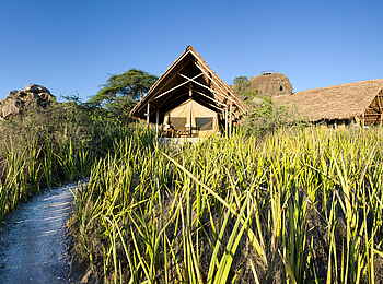 Olduvai Camp: Zugang zu einem Gästechalet