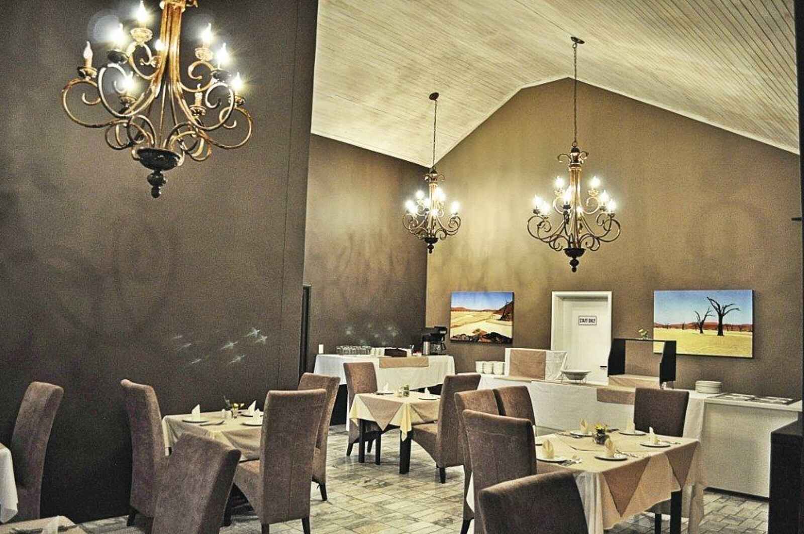 Swakopmund Sands Hotel: Im Restaurant Swakopmund Sands Hotel: Im Restaurant