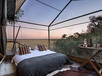 Linyanti Expeditions: Schlafen unter Sternen Linyanti Expeditions: Schlafen unter Sternen