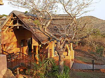 Thanda Safari Lodge: Eingangsbreich der Lodge Thanda Safari Lodge: Eingangsbreich der Lodge
