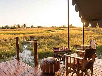 Duke´s Camp: Blick von der Terrasse