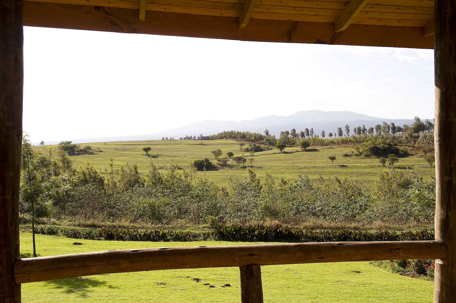 karatu, ngorongoro conservation area, ngorongoro farmhouse, oldeani vulkan, tanganyika wilderness camps, tansania, terrassenausblick, zimmeraussicht, afrikarma, afrikarma safaris, afrikarma safaris - wildnis. hautnah., afrikarma.de