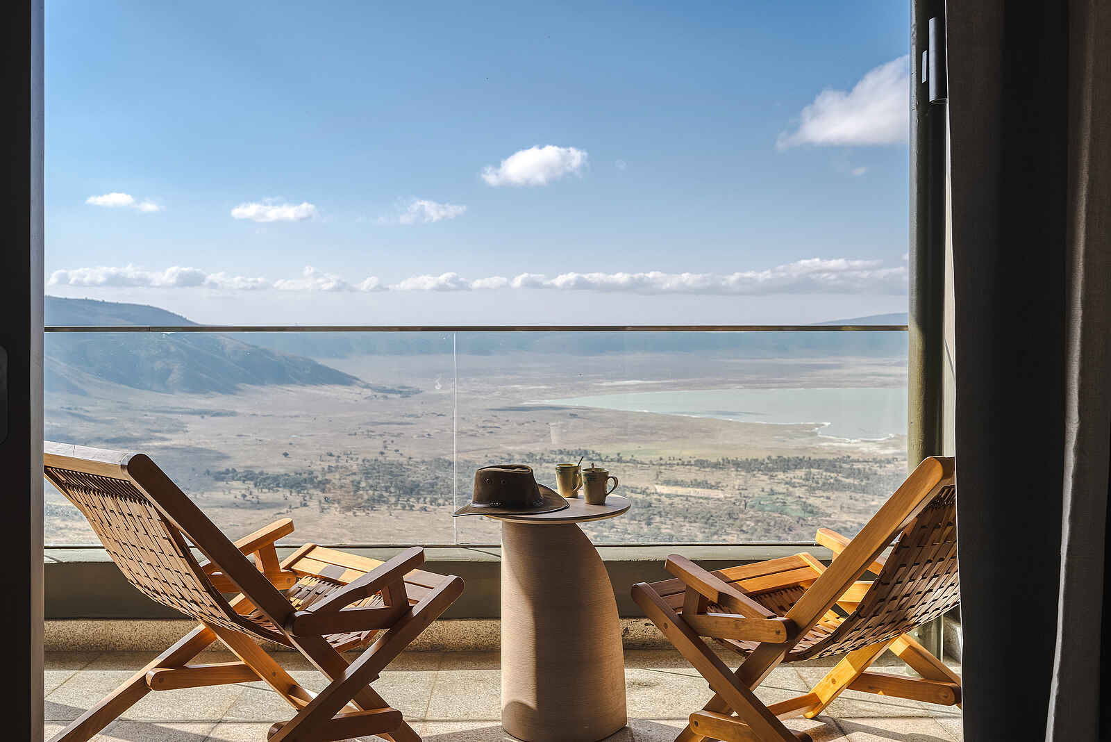 Ngorongoro Lodge Melia Collection: Balkon der Crater Suite Ngorongoro Lodge Melia Collection: Balkon der Crater Suite