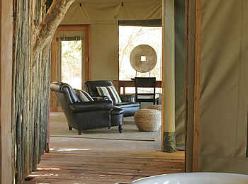 Royal Zambezi Lodge: Wanne in der Deluxe Suite