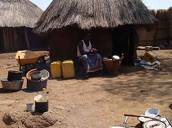 Taita Falcon Lodge: Dorfbesuch Taita Falcon Lodge: Dorfbesuch