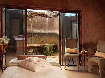 Sabi Sabi Earth Lodge: Innenansicht des SPA Sabi Sabi Earth Lodge: Innenansicht des SPA