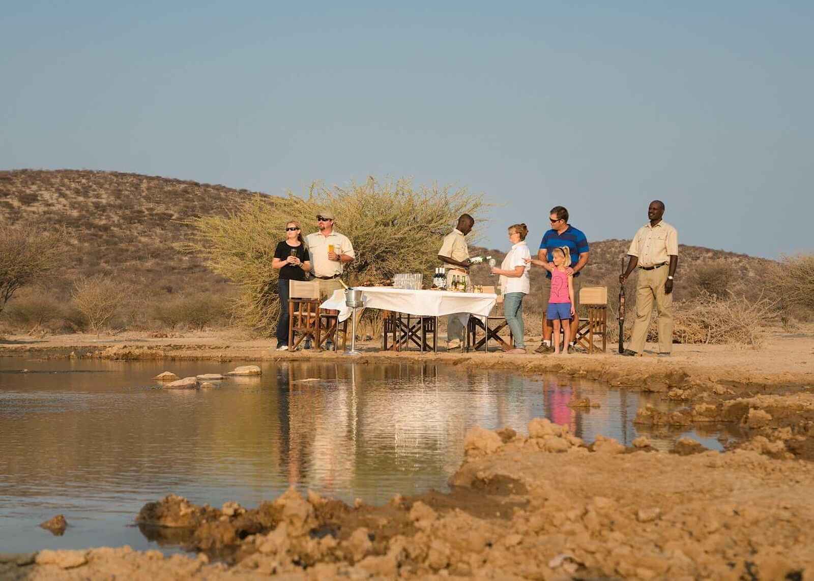 Safarihoek Lodge: Sundowner Drinks Safarihoek Lodge: Sundowner Drinks