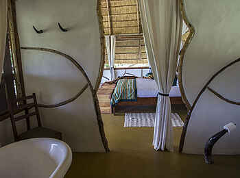 Baker's Lodge: Blick ins Zimmer Baker's Lodge: Blick ins Zimmer