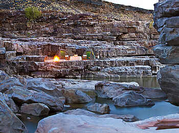 Fish River Lodge: Zelten am Canyon