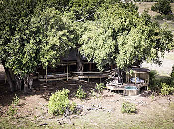 Mombo Camp: Family Suite Ansicht