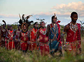 Ol Donyo Lodge: Maasai Krieger Ol Donyo Lodge: Maasai Krieger