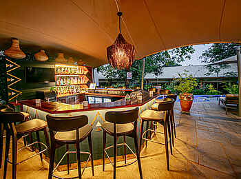 Shongwe Lookout Lodge: An der Bar