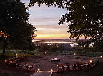 Sanctuary Chobe Chilwero: Boma Sanctuary Chobe Chilwero: Boma