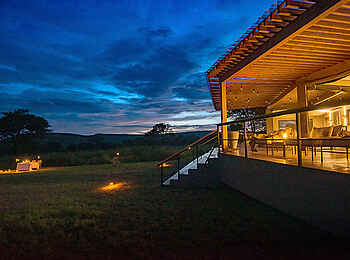 Dunia Camp: Abendstimmung im Camp Dunia Camp: Abendstimmung im Camp