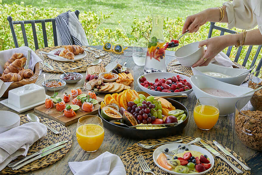 La Clé Lodge: Frühstück La Clé Lodge: Frühstück