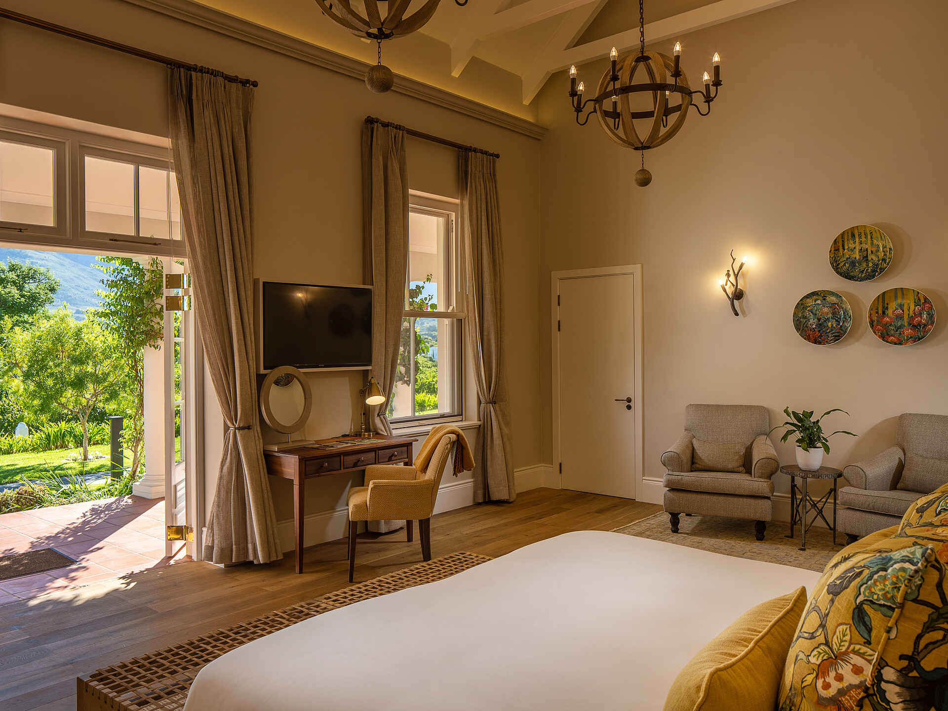 Leeu Estates: Wohnzimmer im Protea House