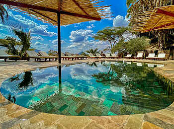 Soroi Larsens Camp: Der Pool Soroi Larsens Camp: Der Pool