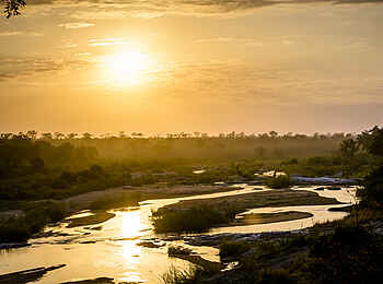 Singita Ebony Lodge: Dämmerung Singita Ebony Lodge: Dämmerung