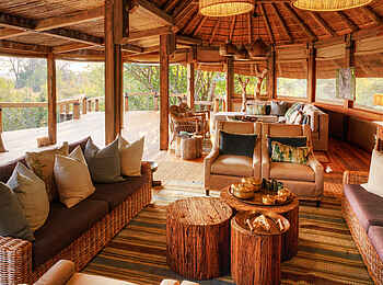 Camp Okavango: Die Lounge Camp Okavango: Die Lounge