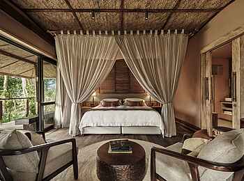 Gorilla Forest Lodge: Blick in eine Villa Gorilla Forest Lodge: Blick in eine Villa