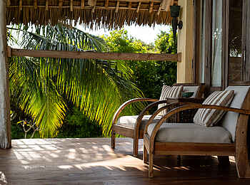 Qambani Luxury Resort: Auf der Veranda