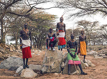Saruni Samburu: Krieger im ausgetrockneten Flussbett