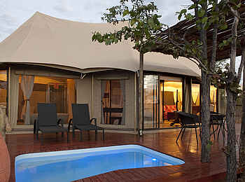 The Elephant Camp: Gästezelt mit privatem Plunge Pool