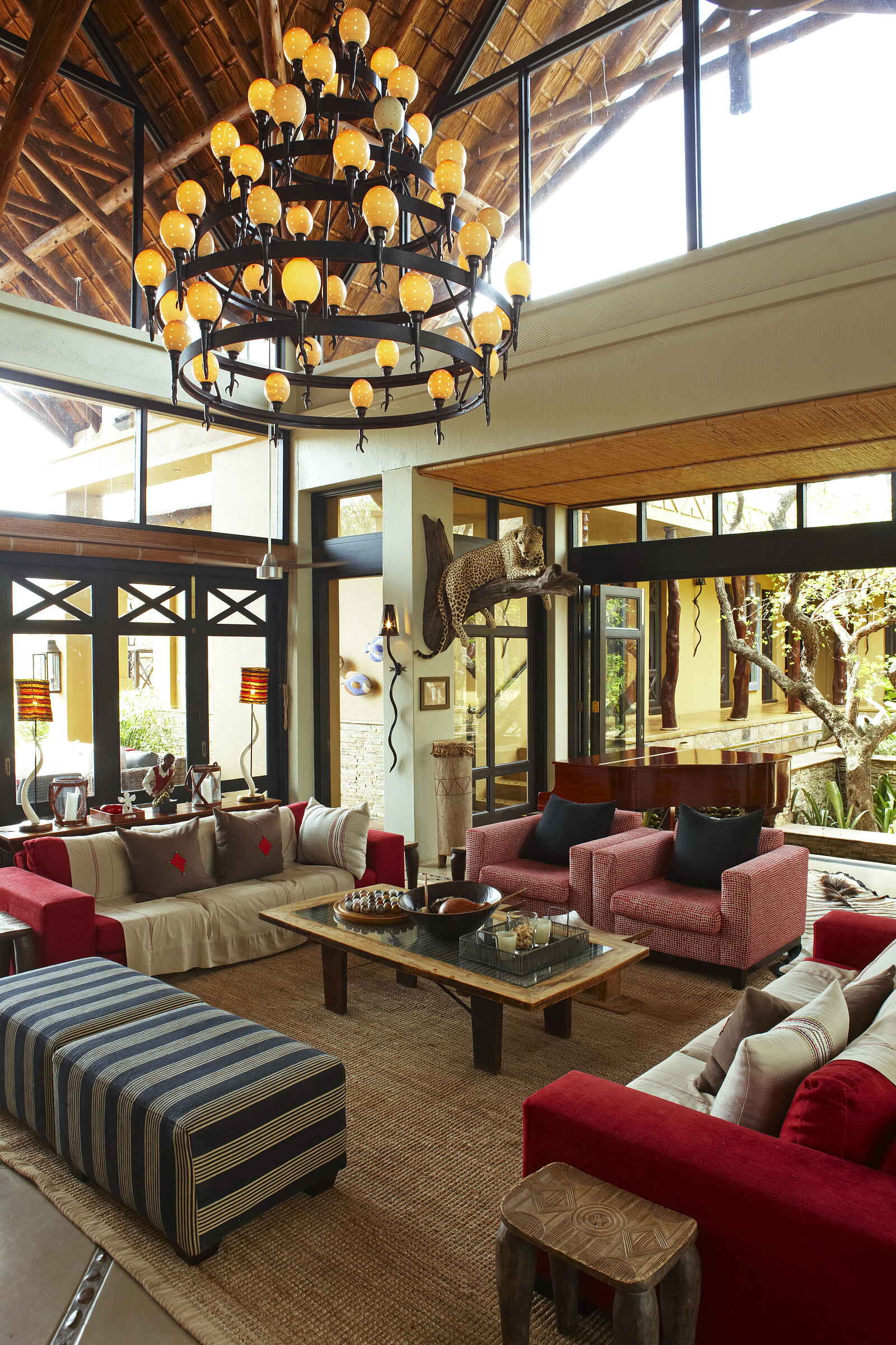 Thanda Villa iZulu: Die Lounge als sozialer Treffpunkt Thanda Villa iZulu: Die Lounge als sozialer Treffpunkt
