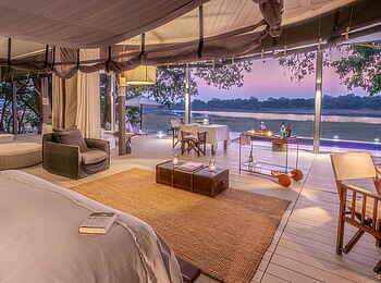 Time + Tide Chinzombo: Blick aus dem Schlafzimmer