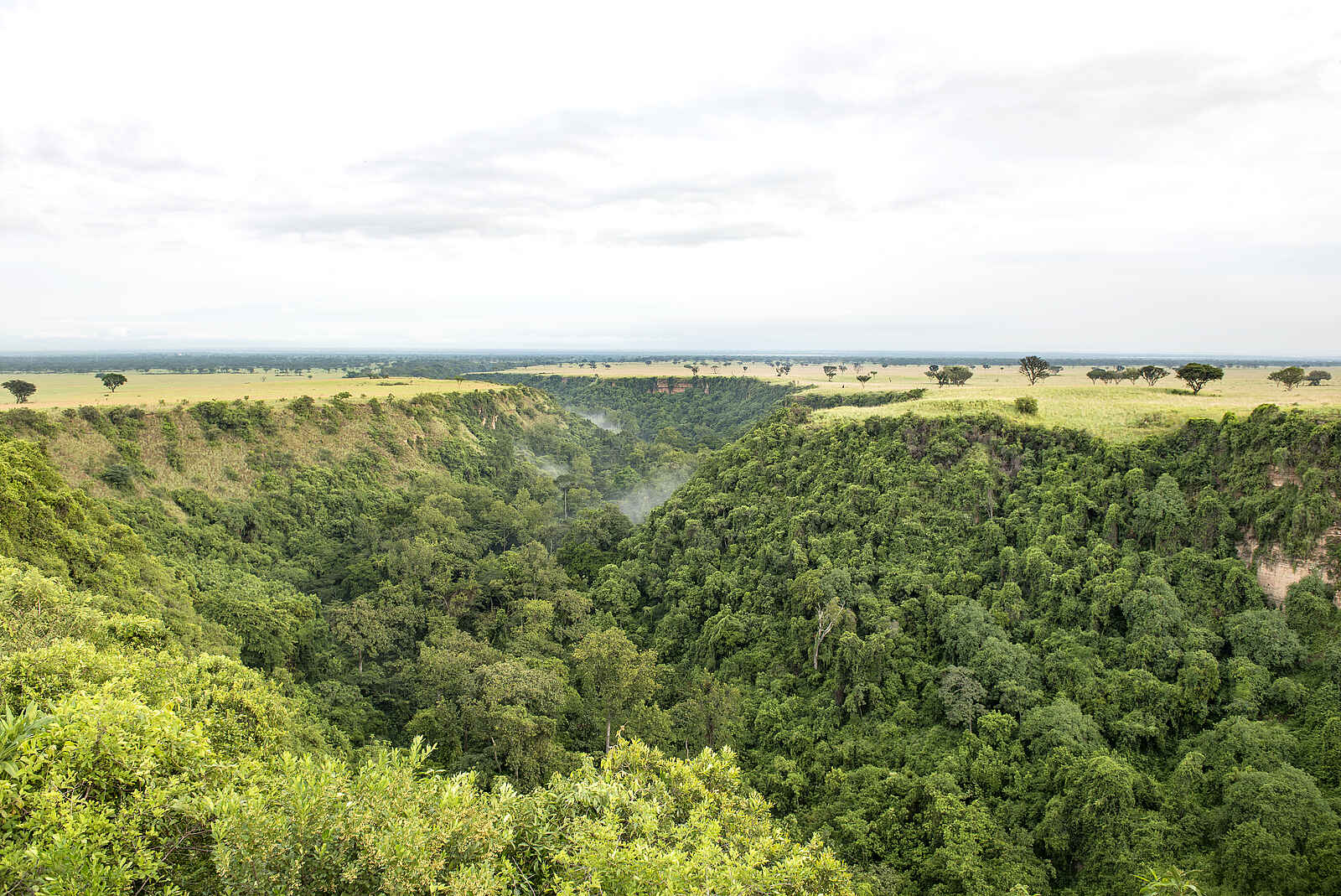 Volcanoes Kyambura Gorge Lodge: Die Kyambura-Schlucht Volcanoes Kyambura Gorge Lodge: Die Kyambura-Schlucht