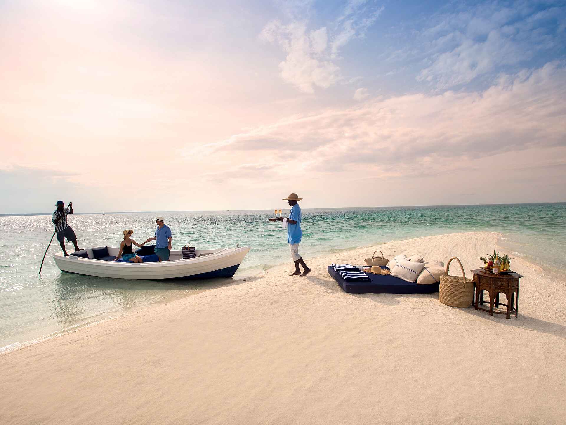 andBeyond Benguerra Island: Privates Picknick am Strand