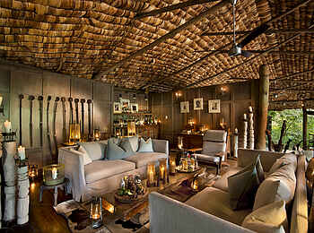 andBeyond Lake Manyara Tree Lodge: Gemütliche Lounge