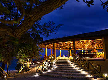 Bawe Island: Eingang zur The View Bar