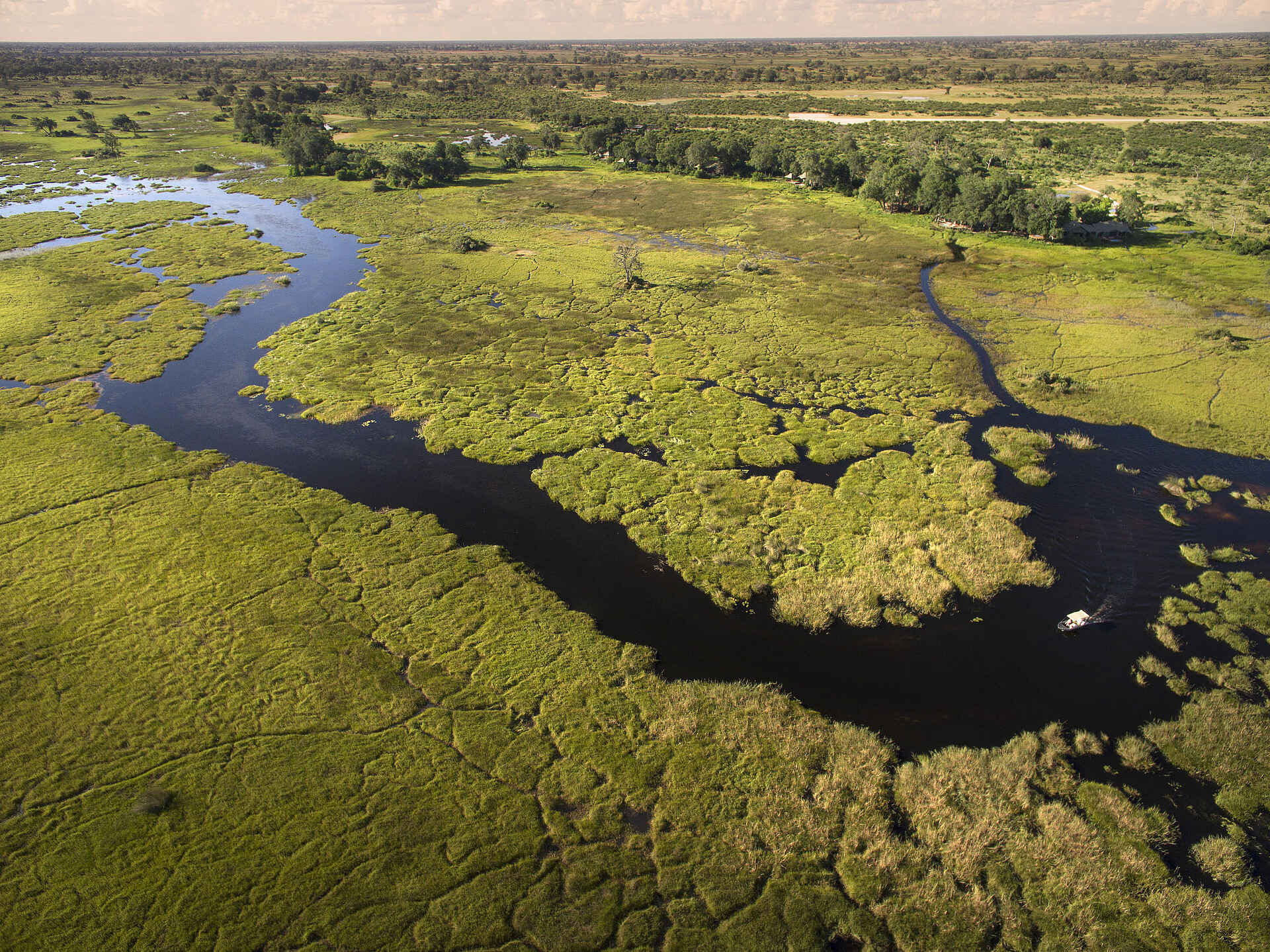 Duba Plains Camp: Aus der Vogelperspektive