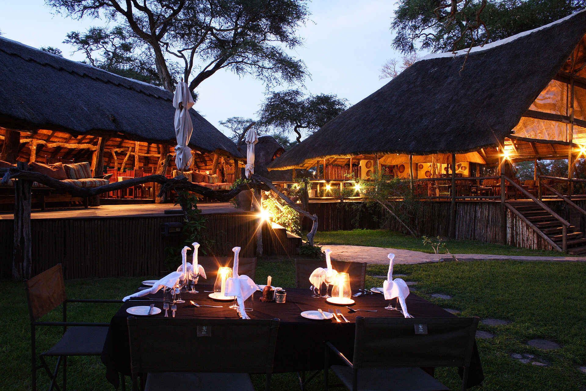 Chobe National Park, Elephant Valley Lodge, Kasane, Kasane Forest Reserve, Matetsi Safari Area, Hauptgebäude