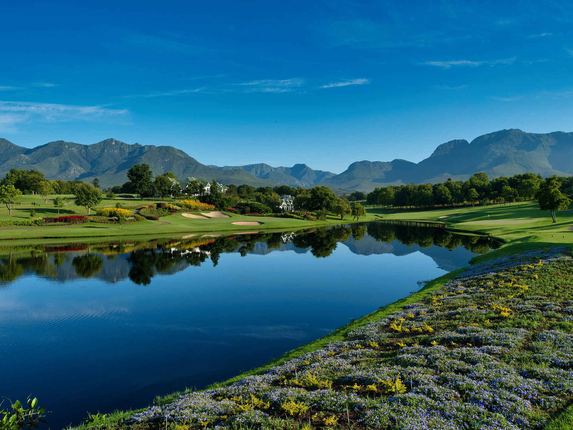 Fancourt Montagu Golfplatz: Wasserhindernis