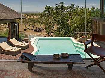 Four Seasons Safari Lodge: Privater Pool Four Seasons Safari Lodge: Privater Pool