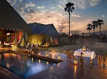 Jack´s Private Camp: Abendstimmung