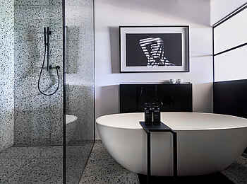 LUX Grand Baie: Eine Badewanne in der Junior Suite LUX Grand Baie: Eine Badewanne in der Junior Suite