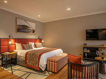 Lux Lake Kivu Hotel: Familiensuite Schlafbereich