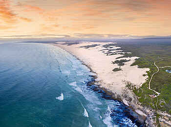 Morukuru Beach Lodge: Blick auf die Küste Morukuru Beach Lodge: Blick auf die Küste