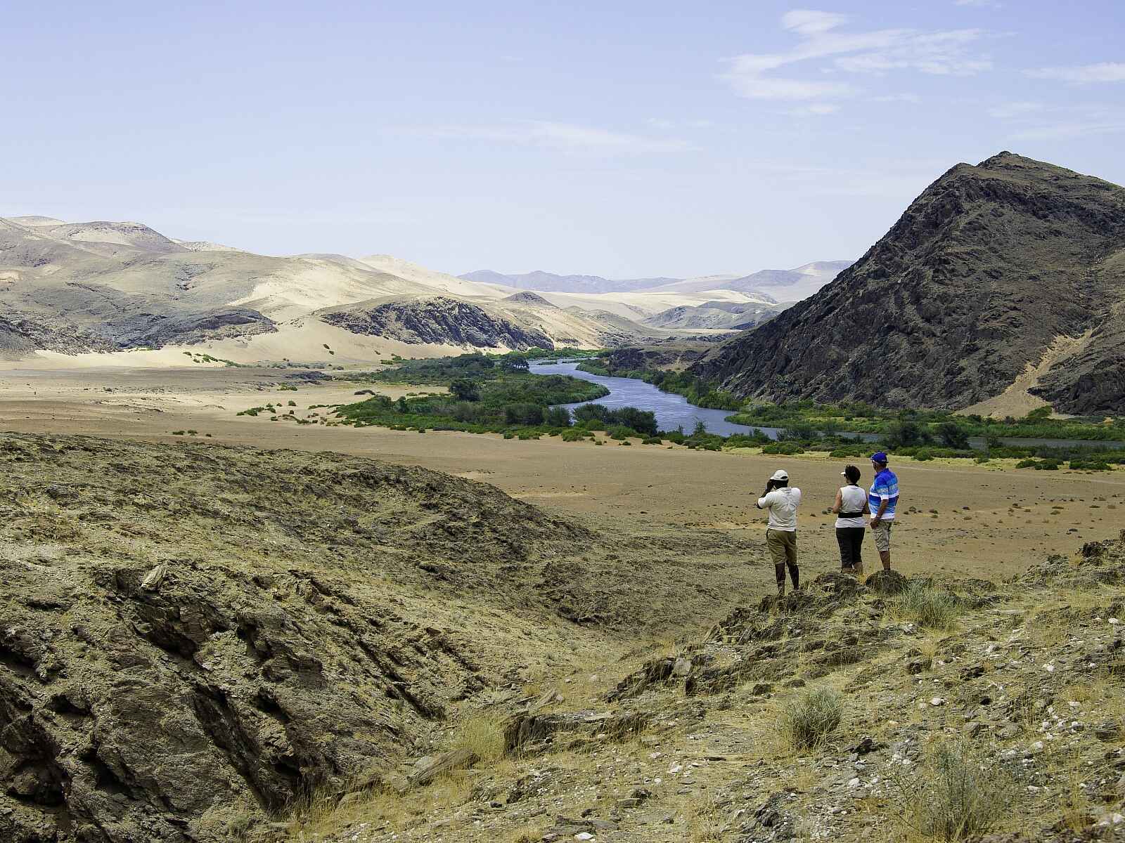 Serra Cafema: Blick ins Kunene-Tal Serra Cafema: Blick ins Kunene-Tal