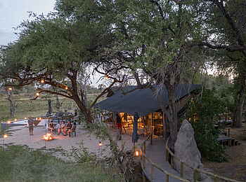 Gomoti Private Camp: Loungezelt